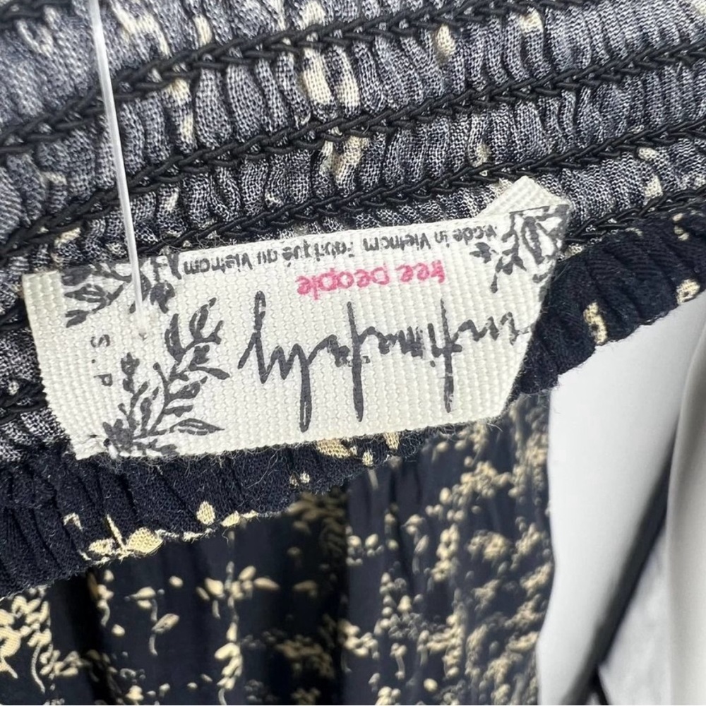 *NEW* Free People Caught up printed slip dress size S - Picture 9 of 14